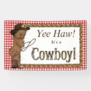Search for cowboy banners Western baby shower