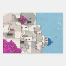 Search for islands wrapping paper Santorini