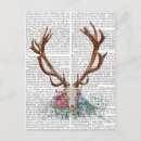 Search for deers postcards Steampunk