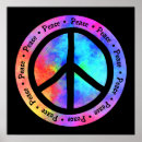 Search for cool peace sign posters Psychedelic