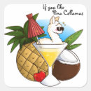Search for pina colada stickers Coconut