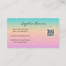 Search for iridescent business cards Nail salon