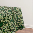 Search for green and gold tablecloths Modern