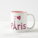 Search for i love paris mugs Heart