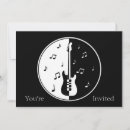 Search for music night invitations White