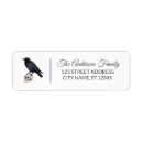 Search for black crows return address labels Raven