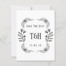 Search for stylish monogram postcards Elegant