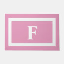 Search for blush doormats Monogrammed