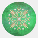 Search for green snowflake stickers Gold