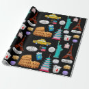 Search for travel wrapping paper Bon voyage