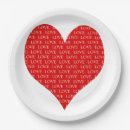 Search for valentines day paper bowls Red