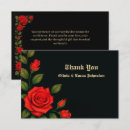 Search for gothic wedding thank you cards Classy