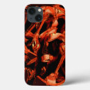 Search for coral background iphone cases Black