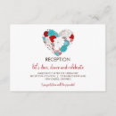 Search for rose heart invitations Blue
