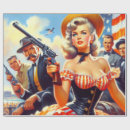 Search for vintage western wrapping paper Cowgirl