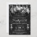 Search for black silver 21st birthday invitations Elegant