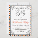 Search for eat drink and be scary invitations Party