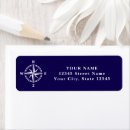 Search for compass return address labels Blue