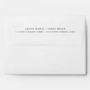 Search for lined wedding envelopes Black and white