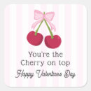 Search for valentines square stickers Retro