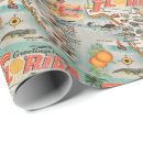 Search for tourism wrapping paper Vintage