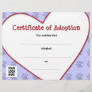 Search for pet adoption certificate Animal