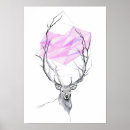 Search for geometric deer art Stag