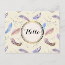 Search for feather pattern postcards Feathers
