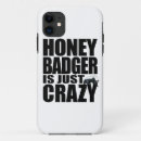 Search for badgers iphone cases Honey badger