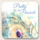 Search for peacock feather coasters Purple