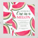Search for watermelon 1st birthday invitations Summer party