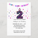 Search for colourful confetti invitations Purple