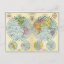 Search for antique maps postcards World