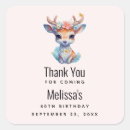 Search for deer birthday stickers Doe