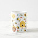 Search for cute bee mugs Watercolor