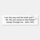 Search for way of life bumper stickers God