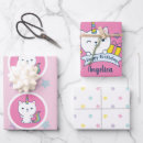 Search for unicorn cat wrapping paper Kawaii