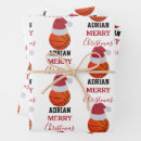 Search for basketball christmas wrapping paper Athlete