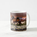 Search for running horse coffee mugs Sunset