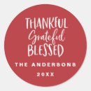 Search for thanksgiving stickers Thankful grateful blessed