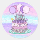 Search for purple birthday cakes stickers Whimsical