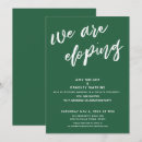 Search for green leaves wedding invitations Green and white