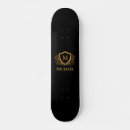 Search for gold golden skateboards Black and gold