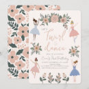 Search for dancer birthday invitations Floral
