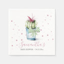 Search for cactus napkins Watercolor