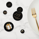 Search for black and gold confetti 50th