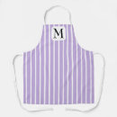 Search for light purple aprons Striped