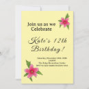 Search for hibiscus birthday invitations Bright