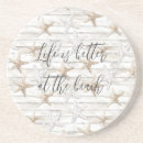 Search for beach wedding coasters Tropical