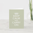 Search for keep calm carry on cards Quote